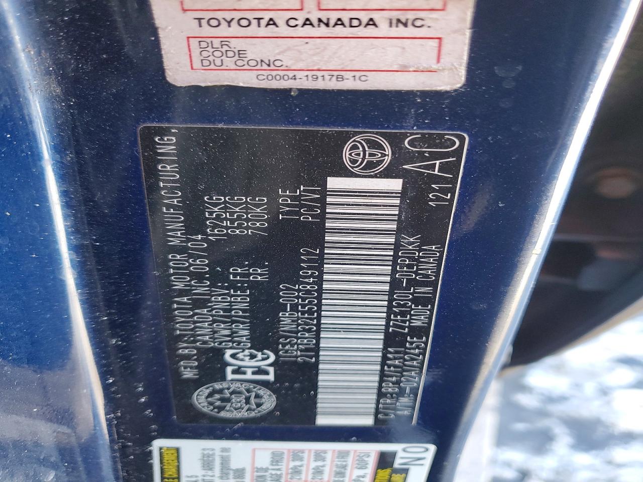2005 TOYOTA COROLLA CE photo 12