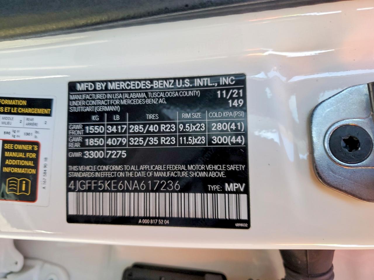 2022 MERCEDES-BENZ GLS 450 4MATIC photo 14