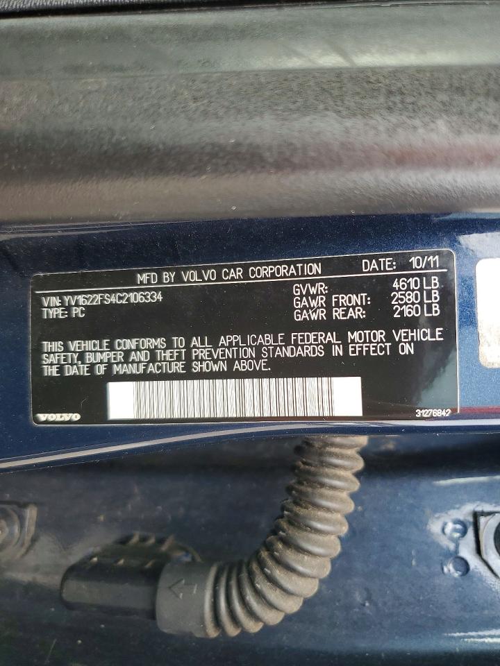 2012 VOLVO S60 T5 photo 23
