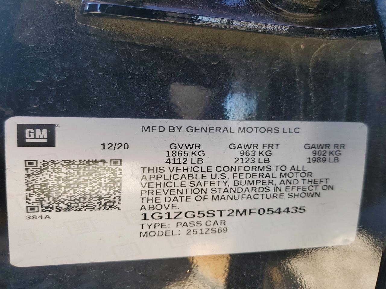 2021 CHEVROLET MALIBU RS photo 23