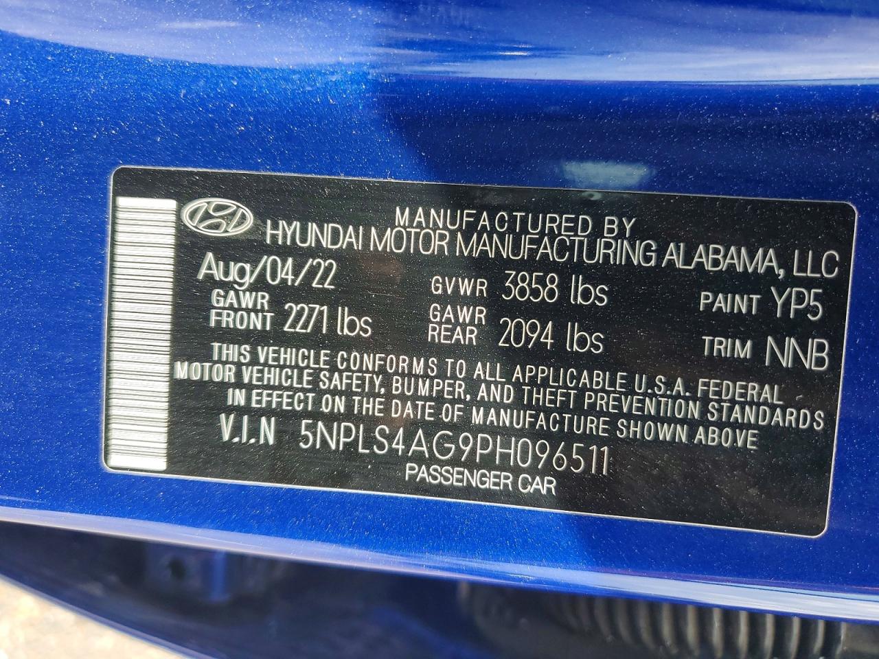 2023 HYUNDAI ELANTRA SEL photo 13