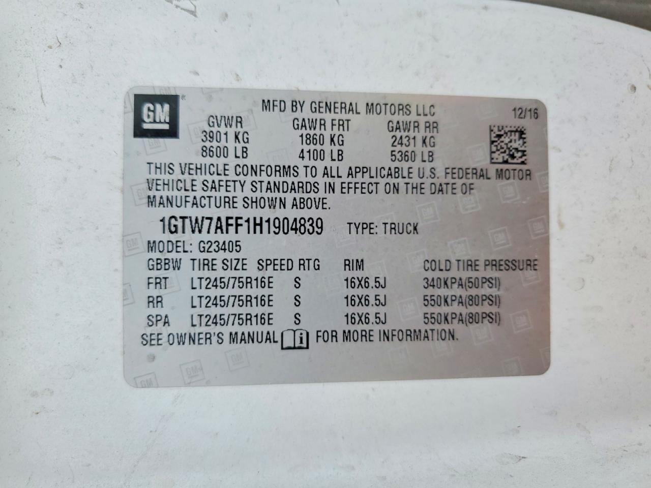 2017 GMC SAVANA CARGO 2500 13 photo 14