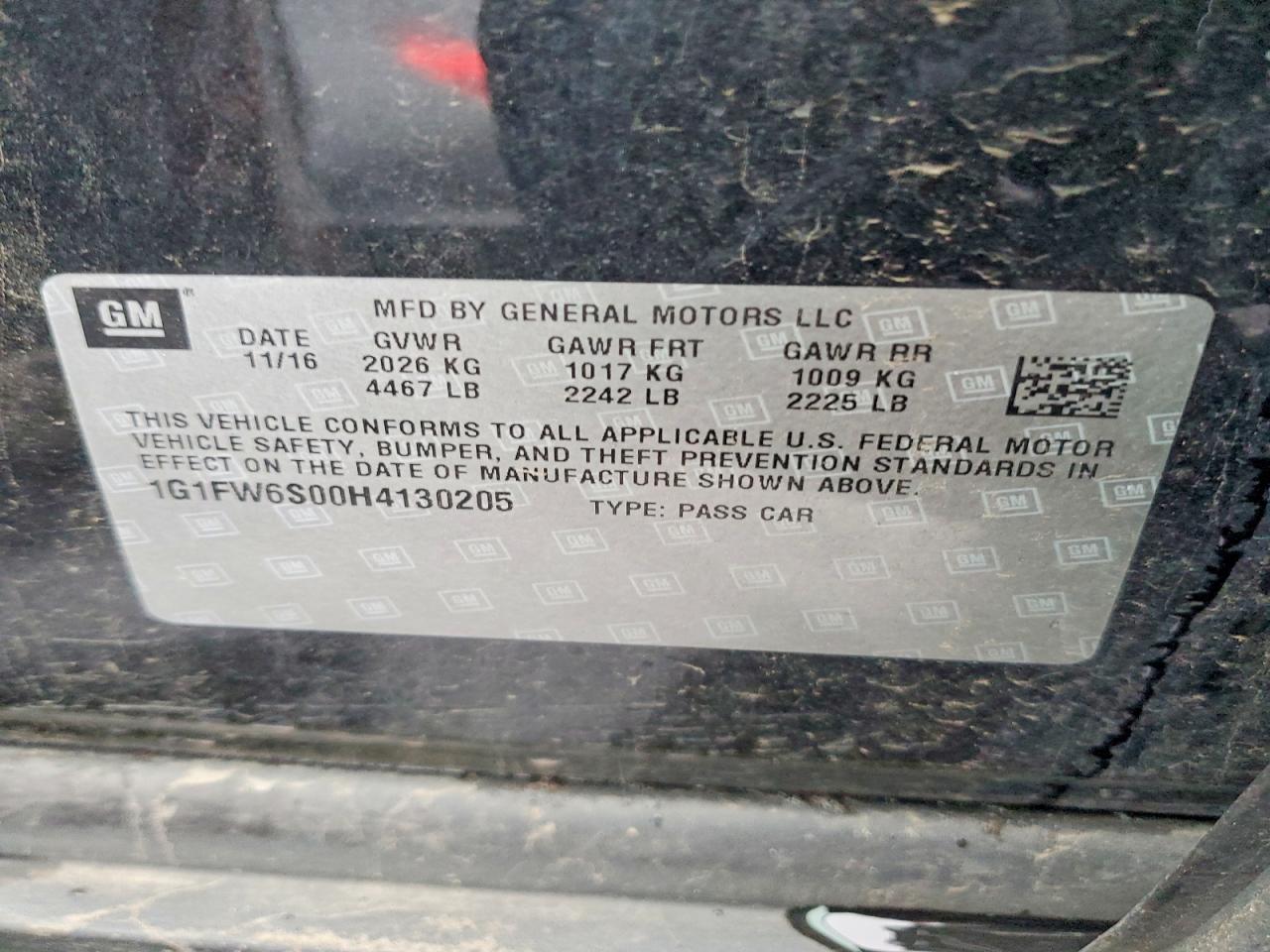 2017 CHEVROLET BOLT EV LT photo 12