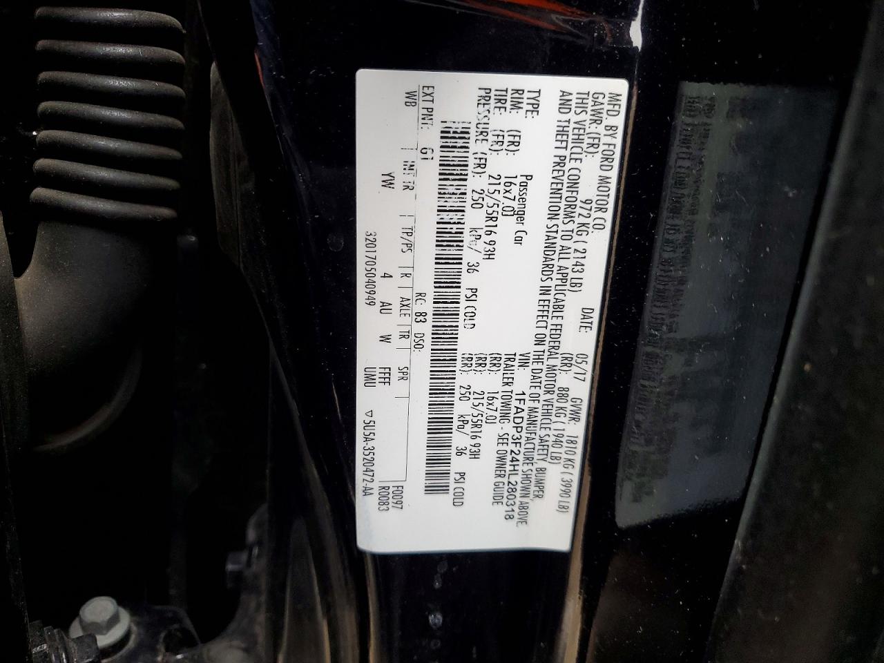 2017 FORD FOCUS SE photo 12