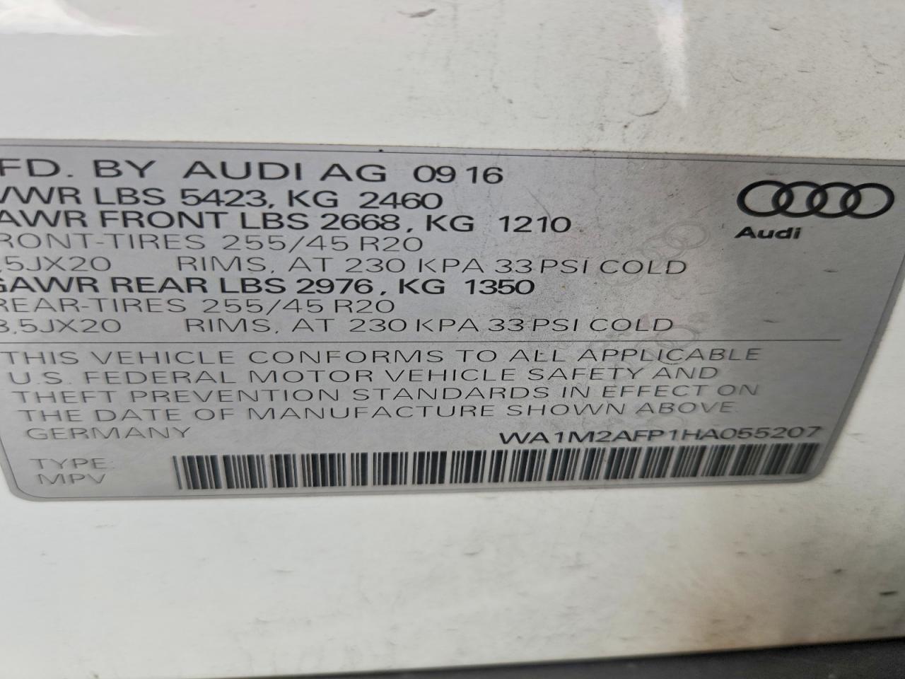 2017 AUDI Q5 PREMIUM PLUS photo 25