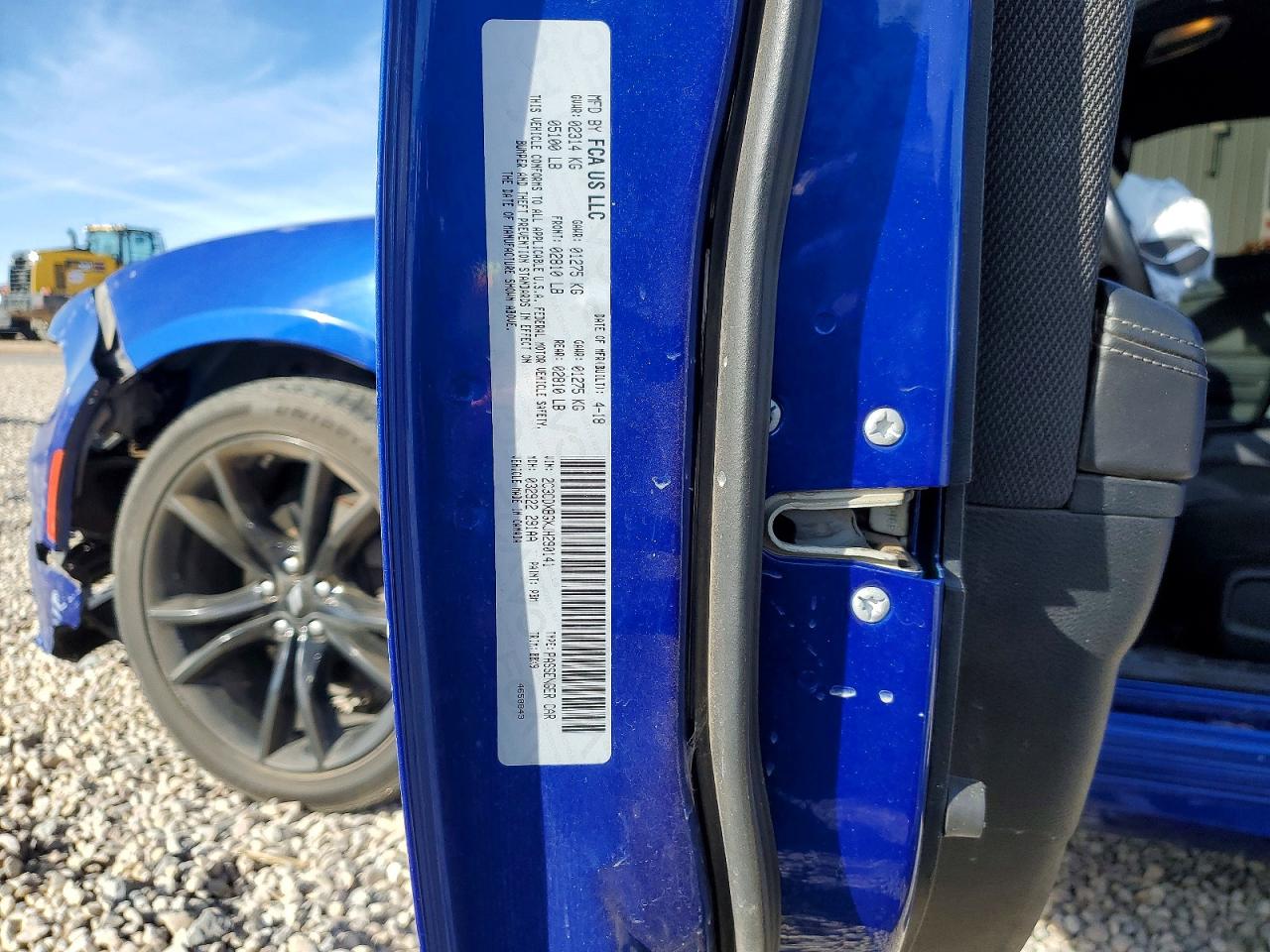 2018 DODGE CHARGER photo 12