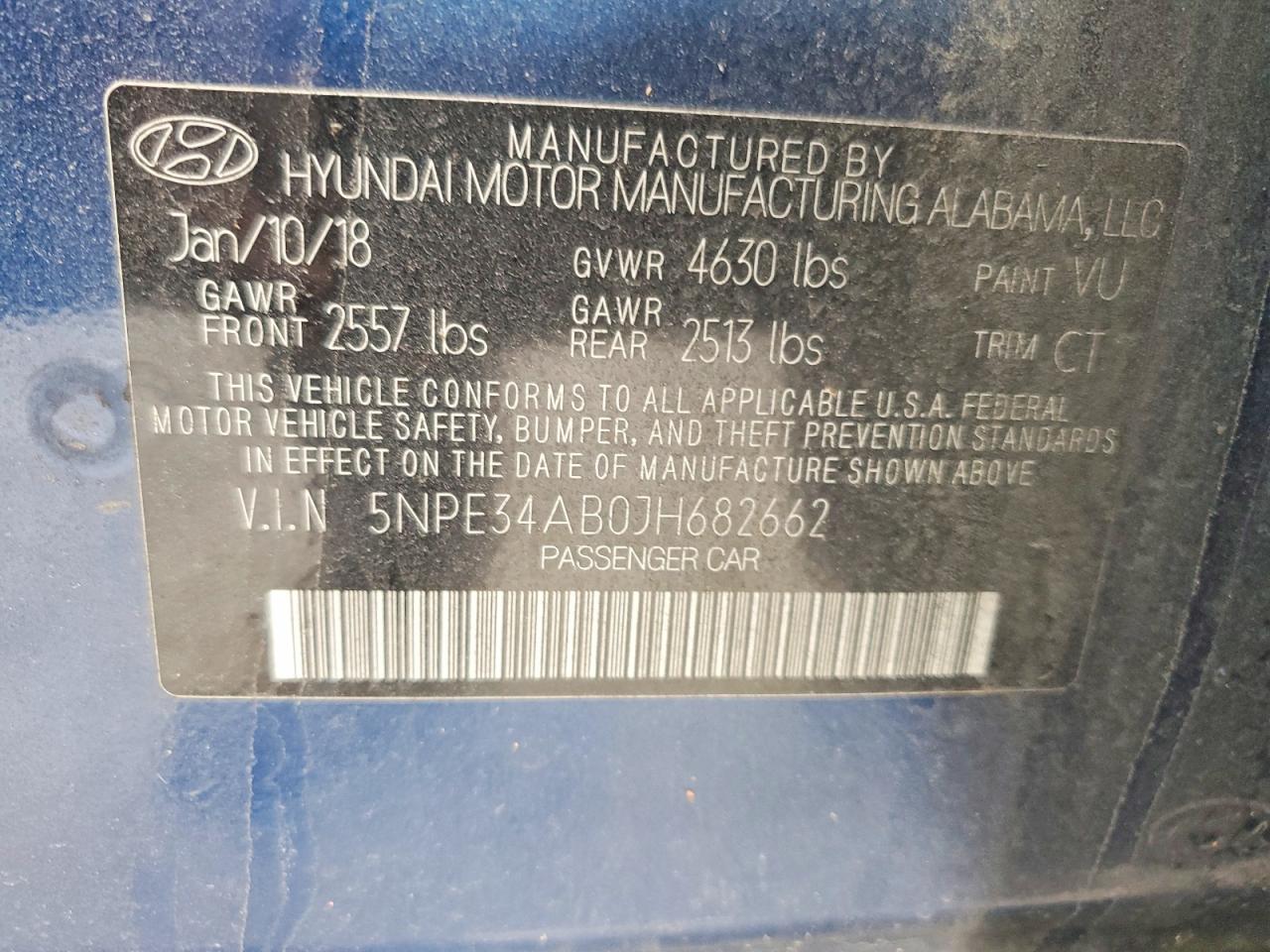2018 HYUNDAI SONATA SPORT photo 12