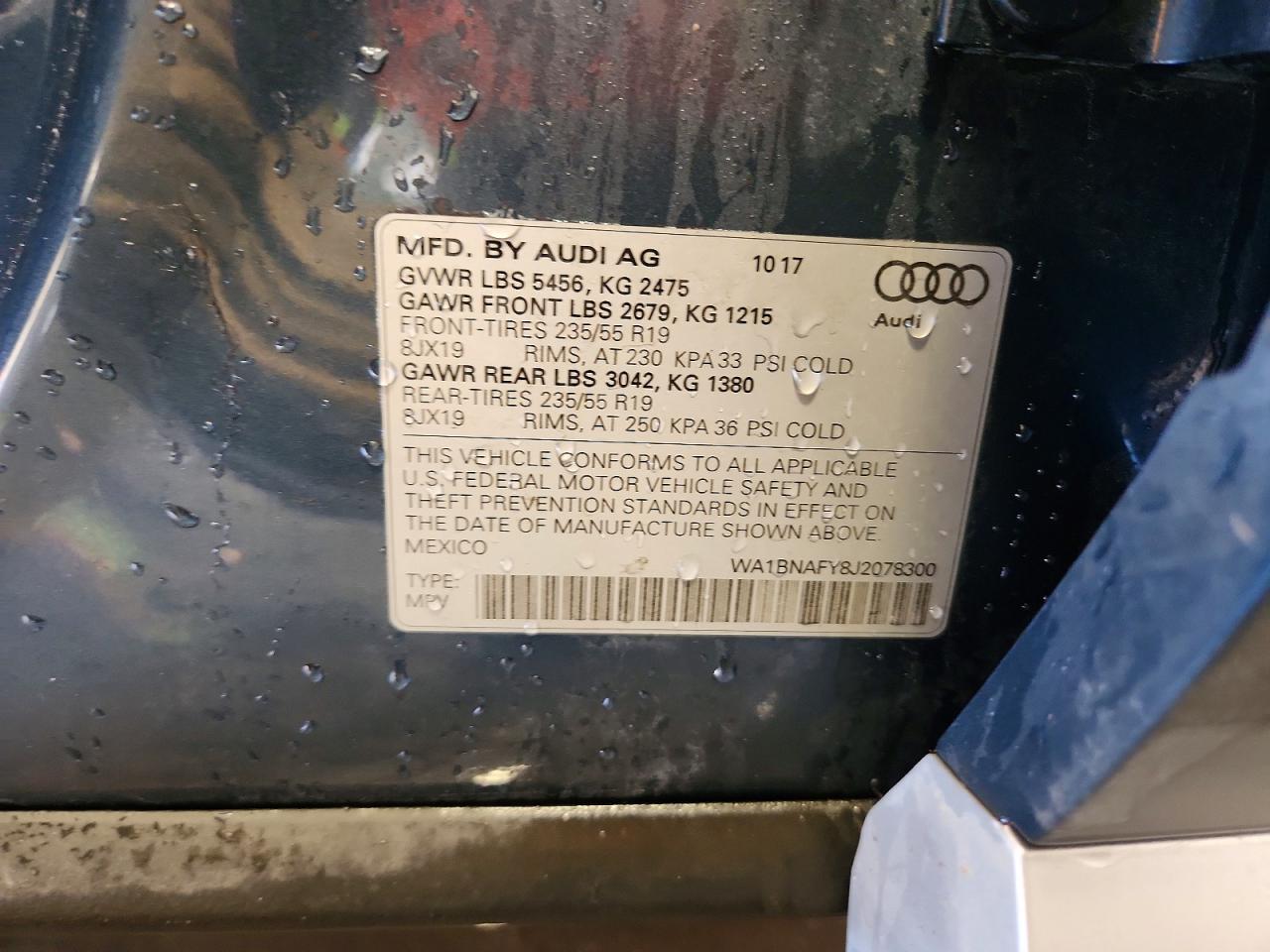 2018 AUDI Q5 PREMIUM PLUS photo 13
