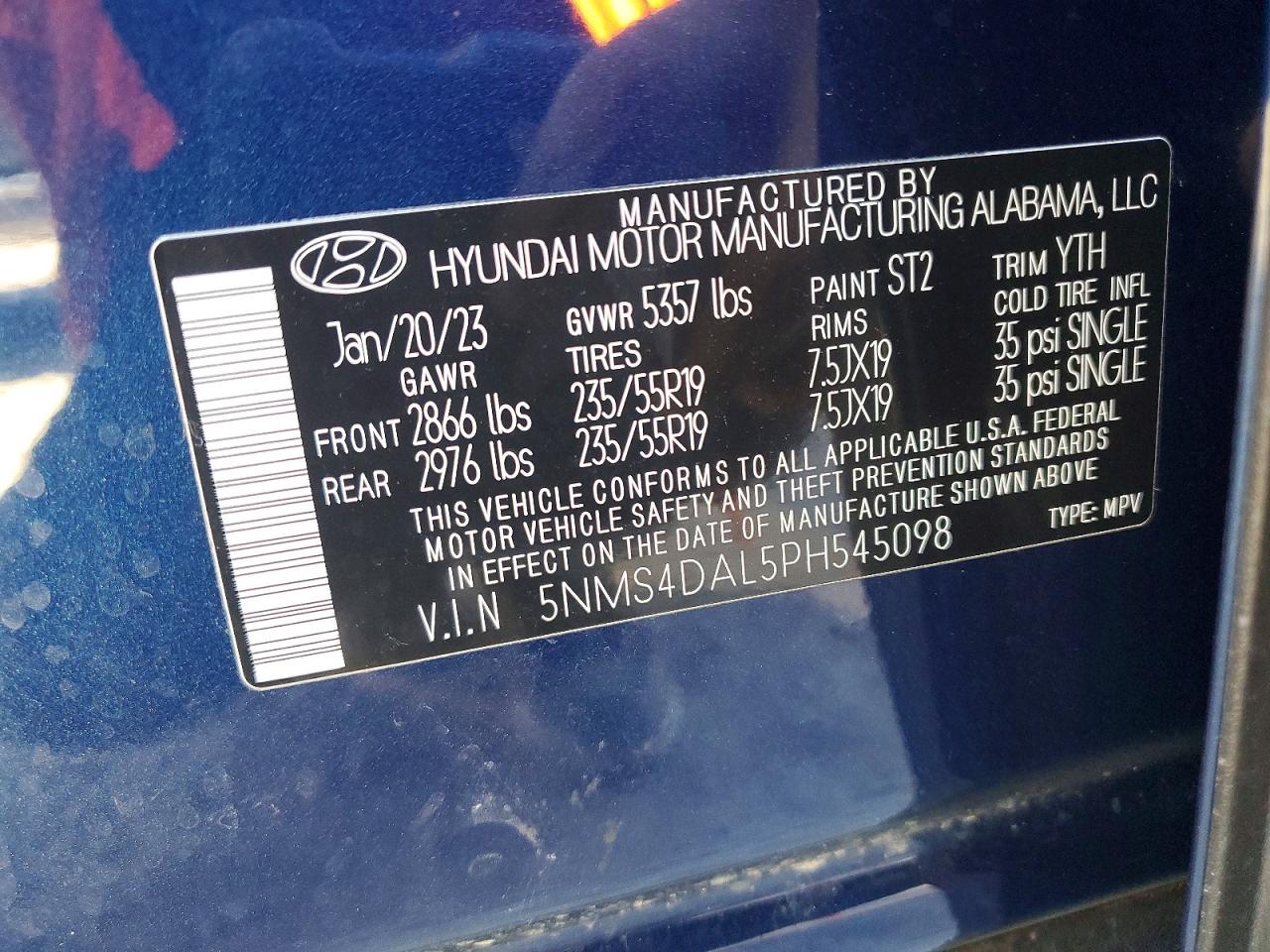 2023 HYUNDAI SANTA FE LIMITED photo 14
