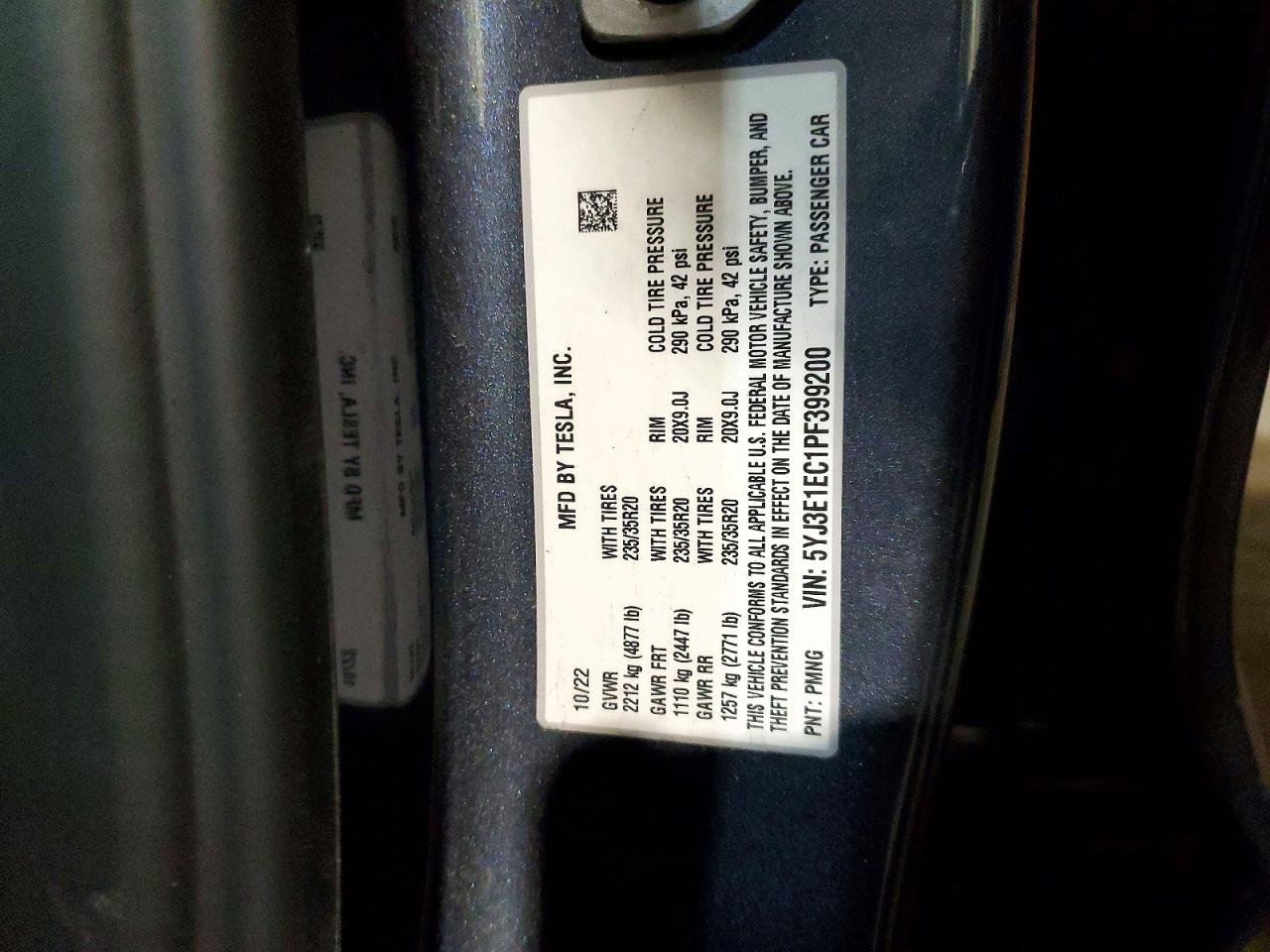 2023 TESLA MODEL 3 photo 13
