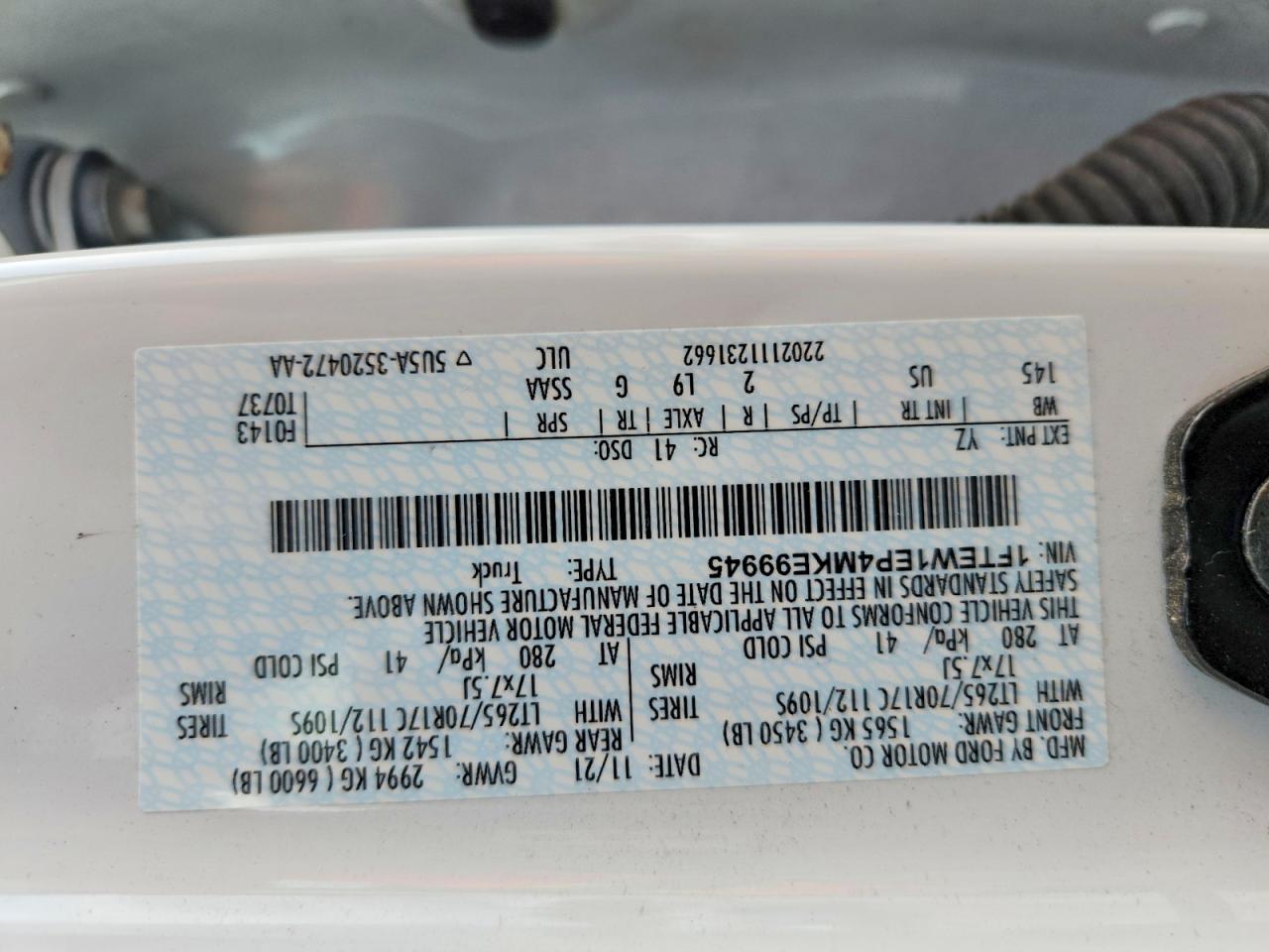 2021 FORD F150 SUPERCREW photo 37