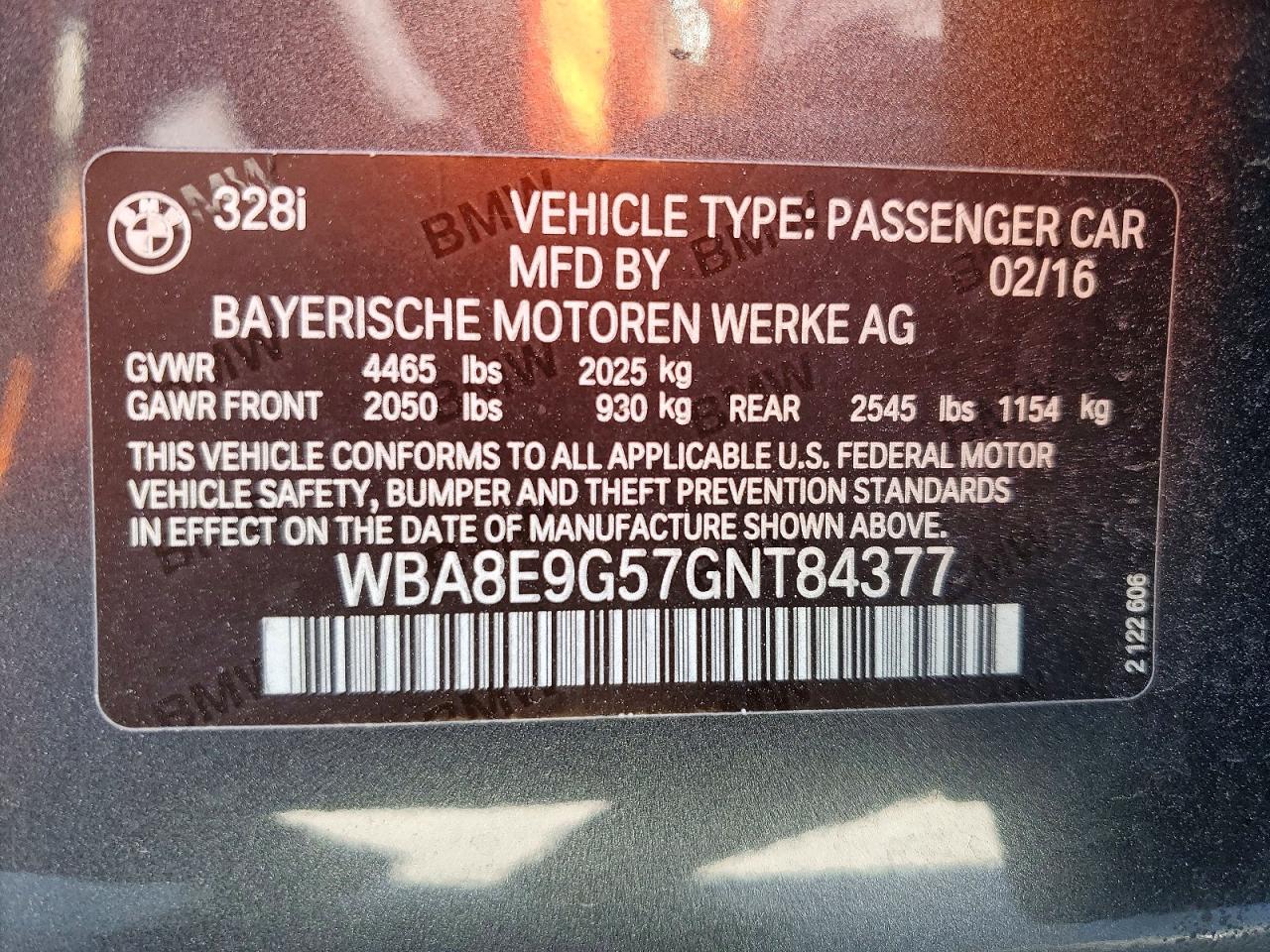 2016 BMW 328 I SULEV photo 25