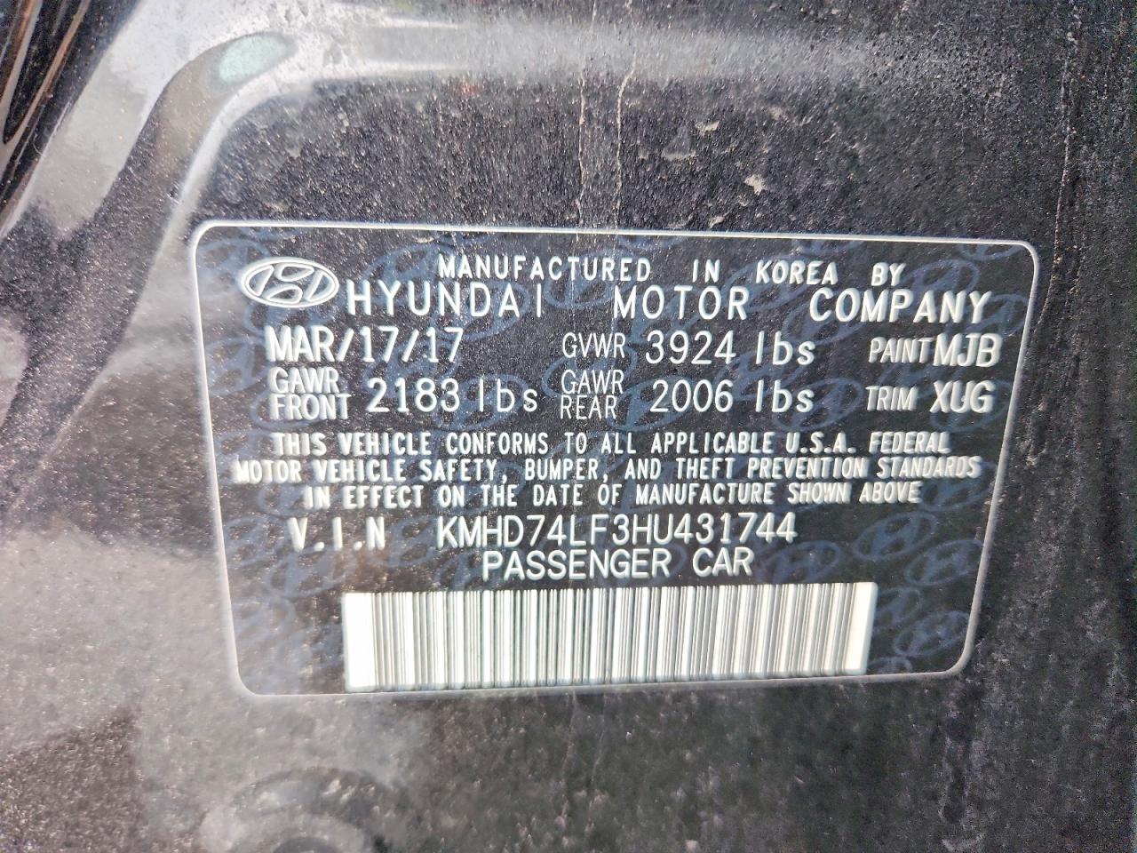 2017 HYUNDAI ELANTRA SE photo 23