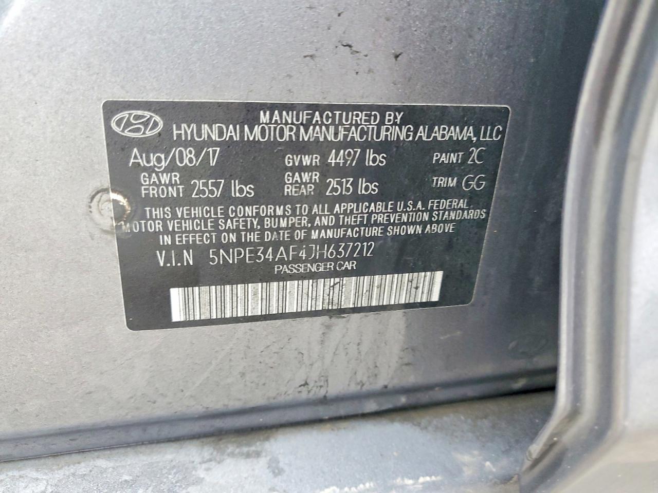 2018 HYUNDAI SONATA SPORT photo 12