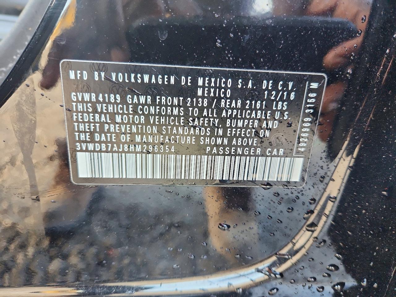 2017 VOLKSWAGEN JETTA SE photo 34