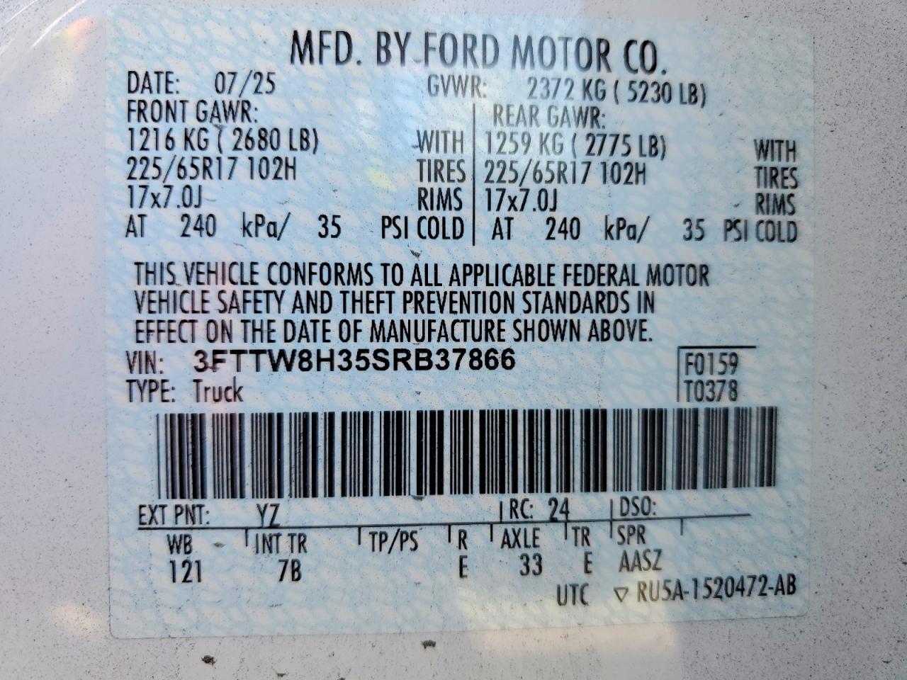 2025 FORD MAVERICK XLT photo 13