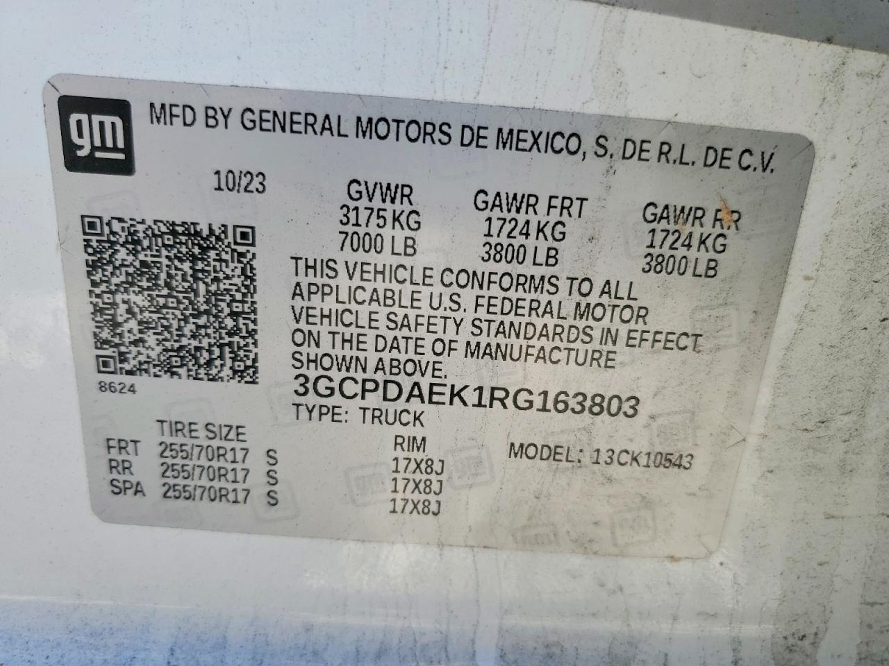 2024 CHEVROLET SILVERADO K1500 photo 12