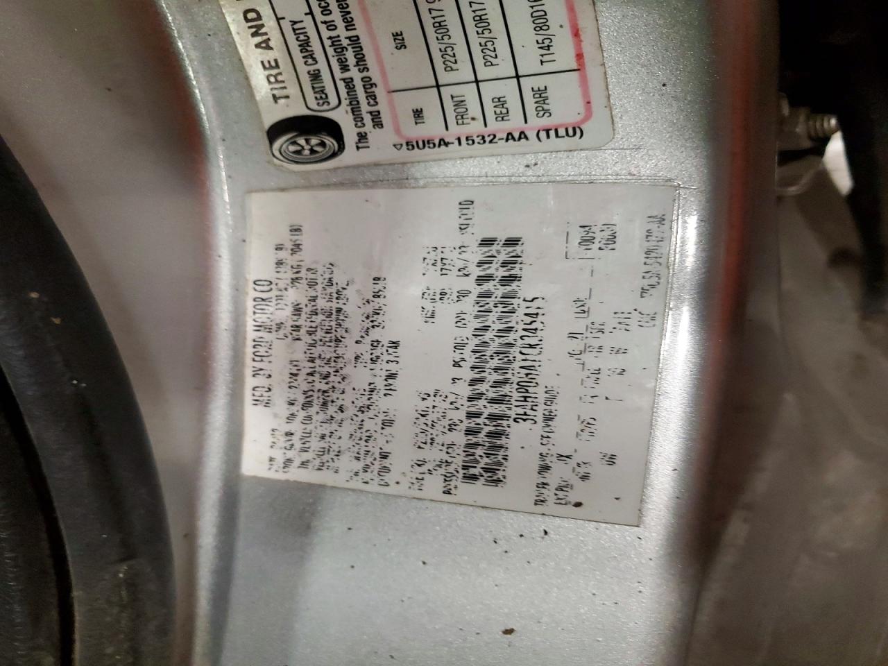 2012 FORD FUSION SE photo 23