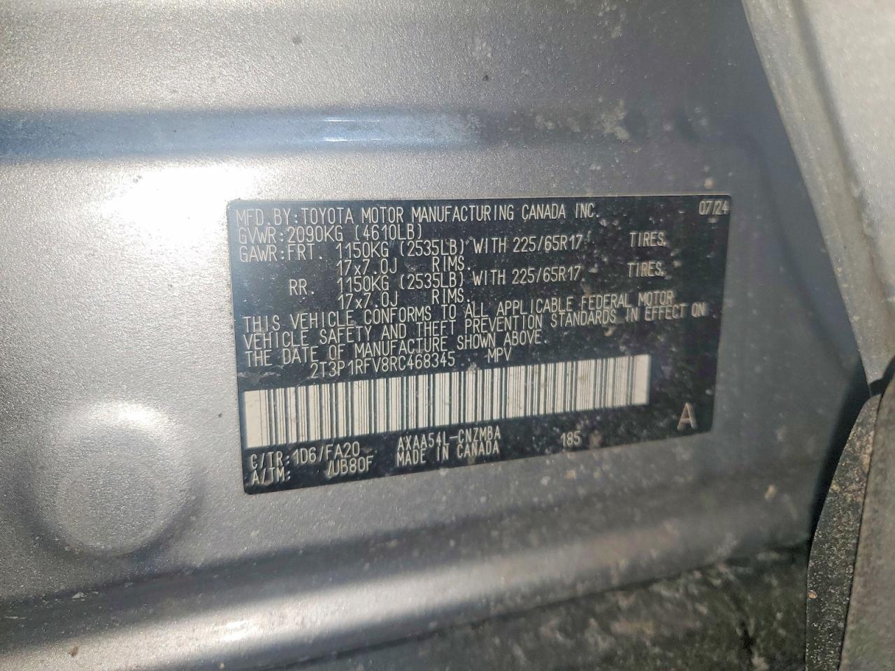 2024 TOYOTA RAV4 XLE photo 13