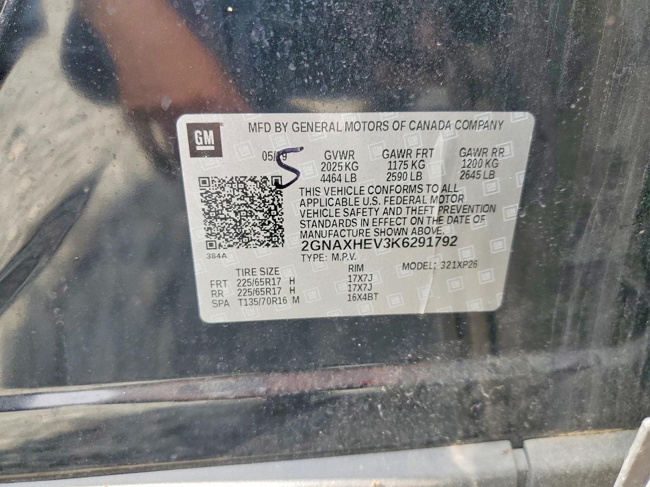 2019 CHEVROLET EQUINOX LS photo 25