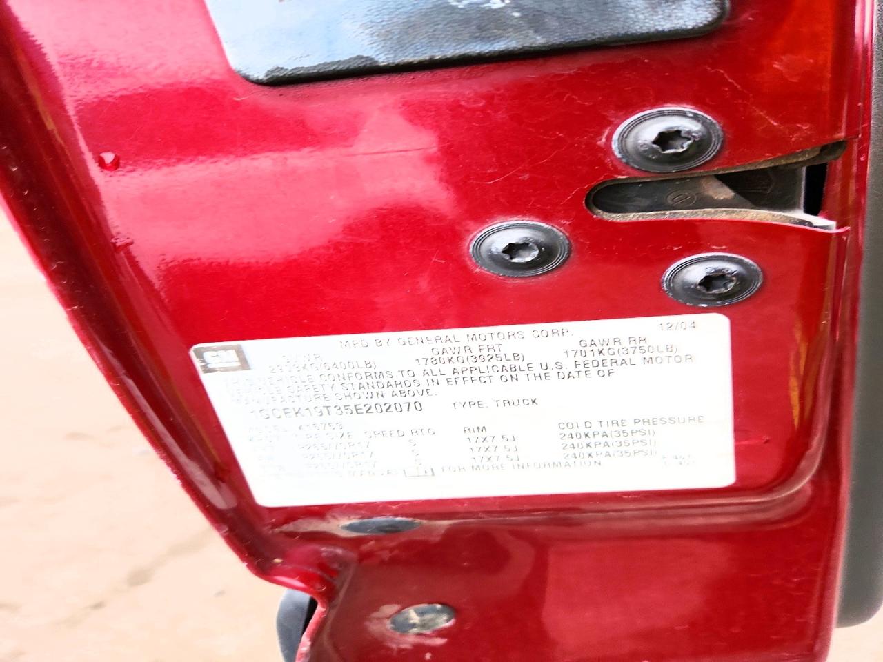 2005 CHEVROLET SILVERADO K1500 photo 23