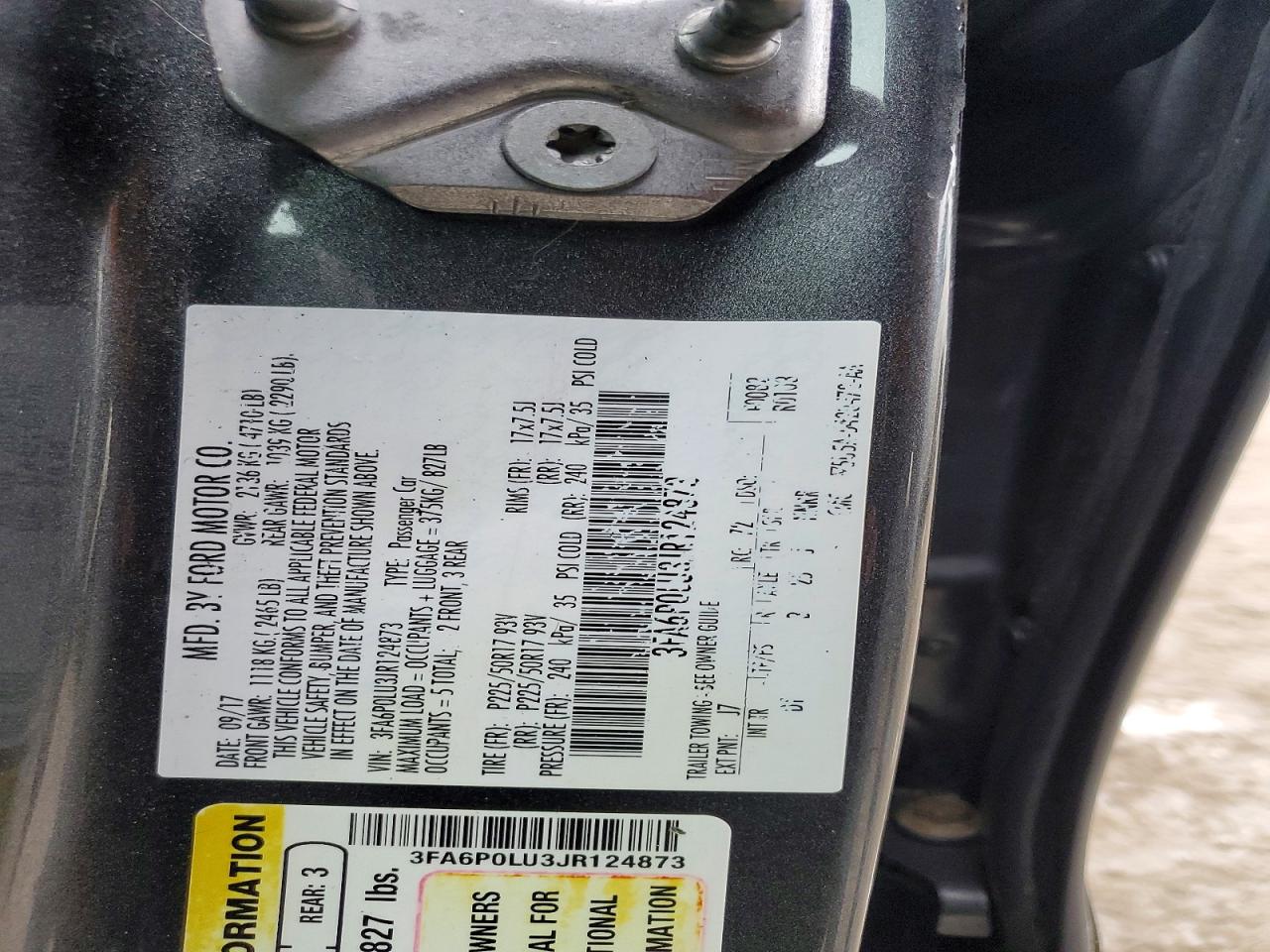 2018 FORD FUSION SE HYBRID photo 23