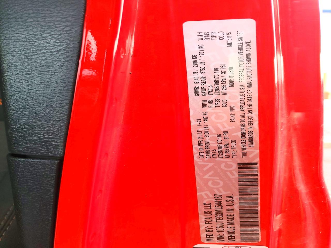 2021 JEEP GLADIATOR MOJAVE photo 23