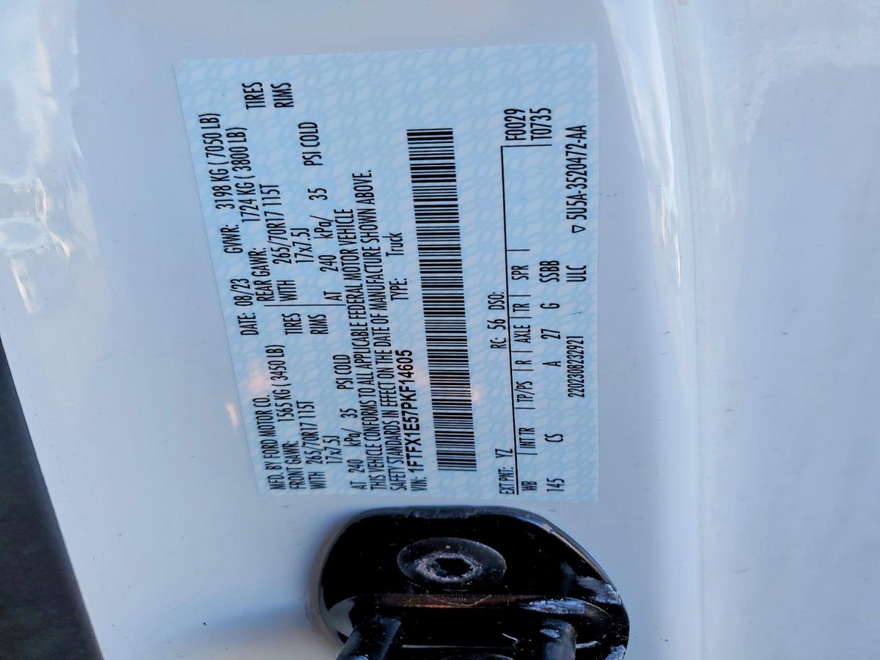 2023 FORD F150 SUPER CAB photo 23