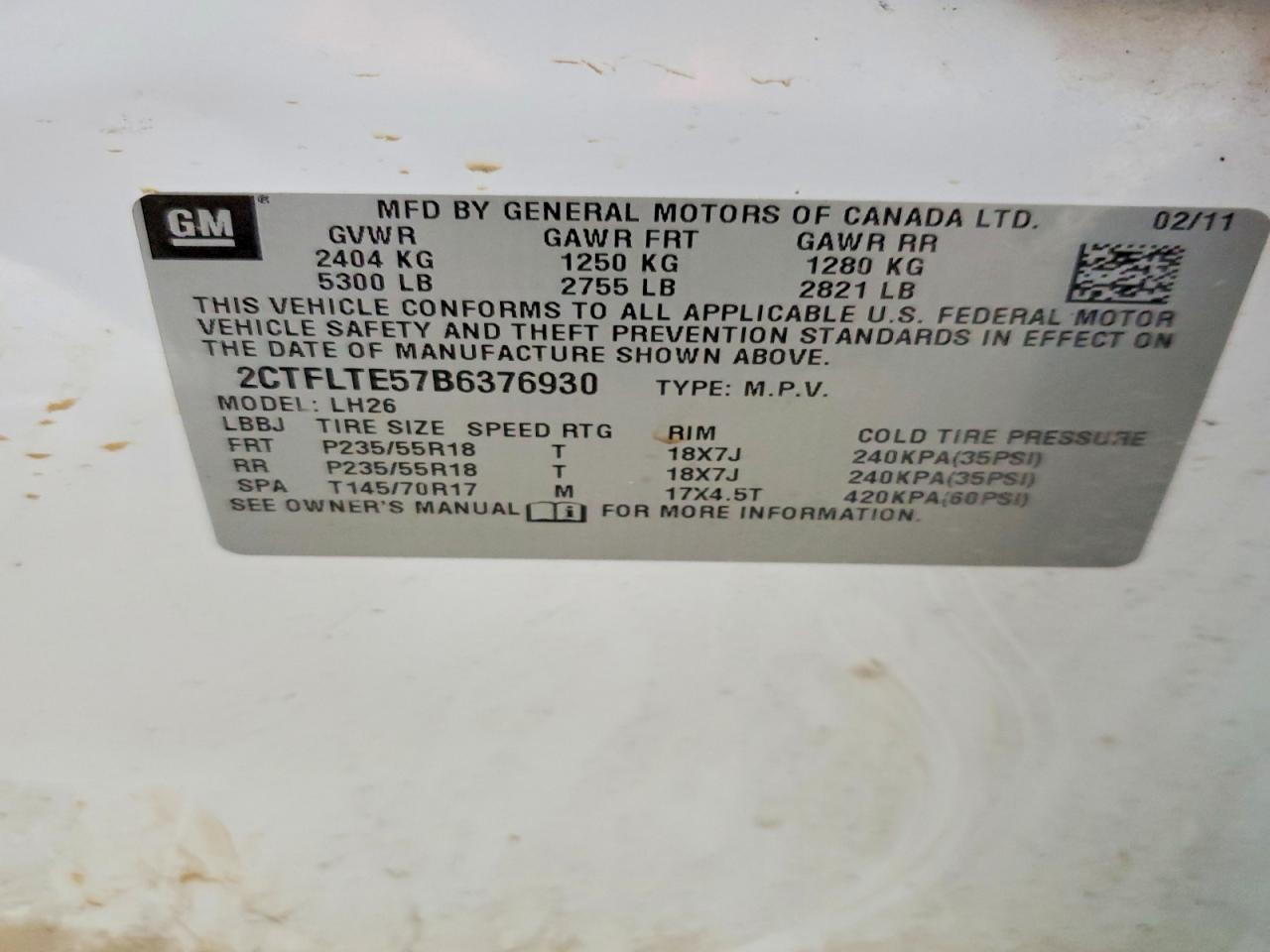 2011 GMC TERRAIN SLE photo 25