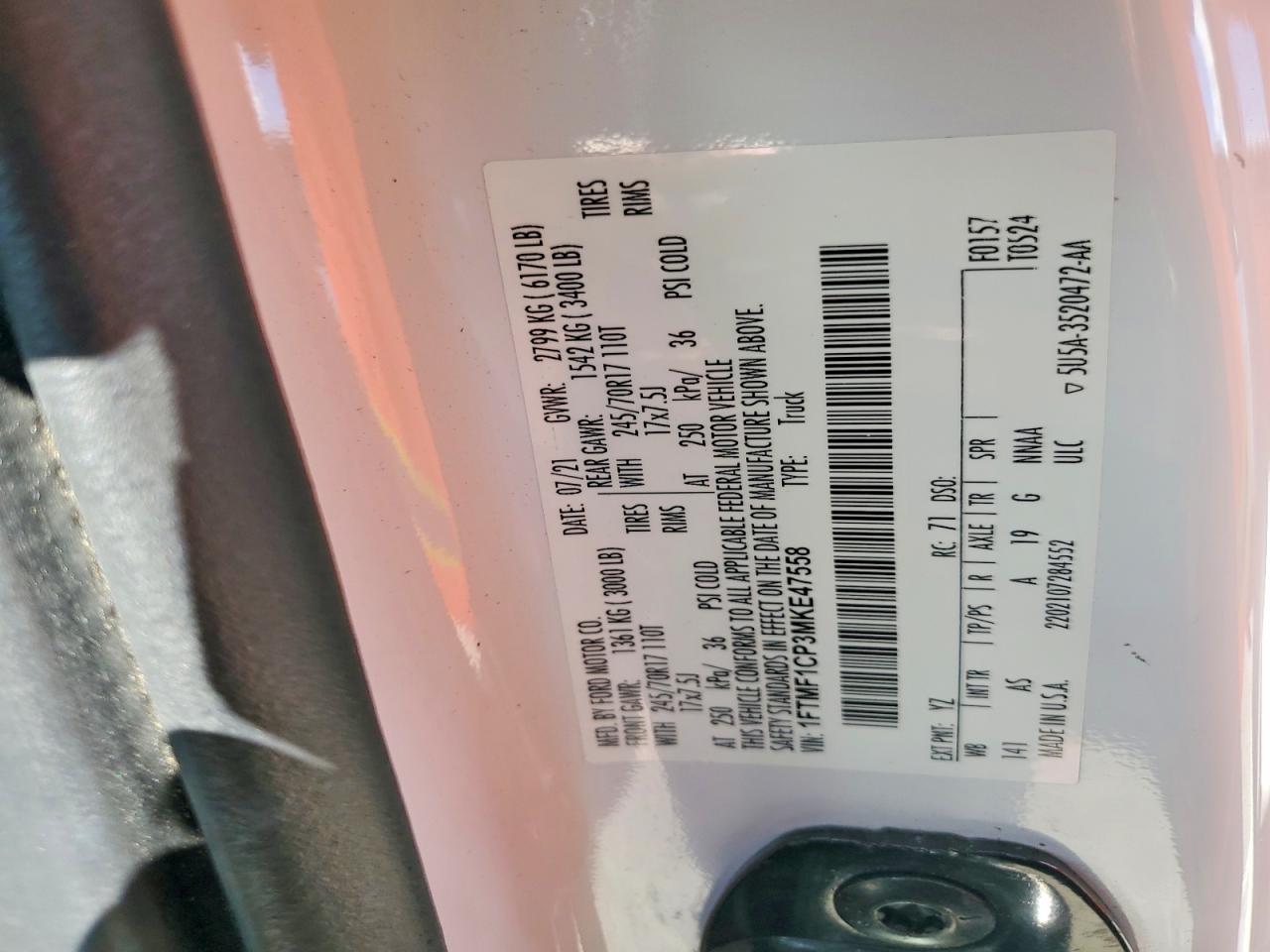 2021 FORD F150 photo 23