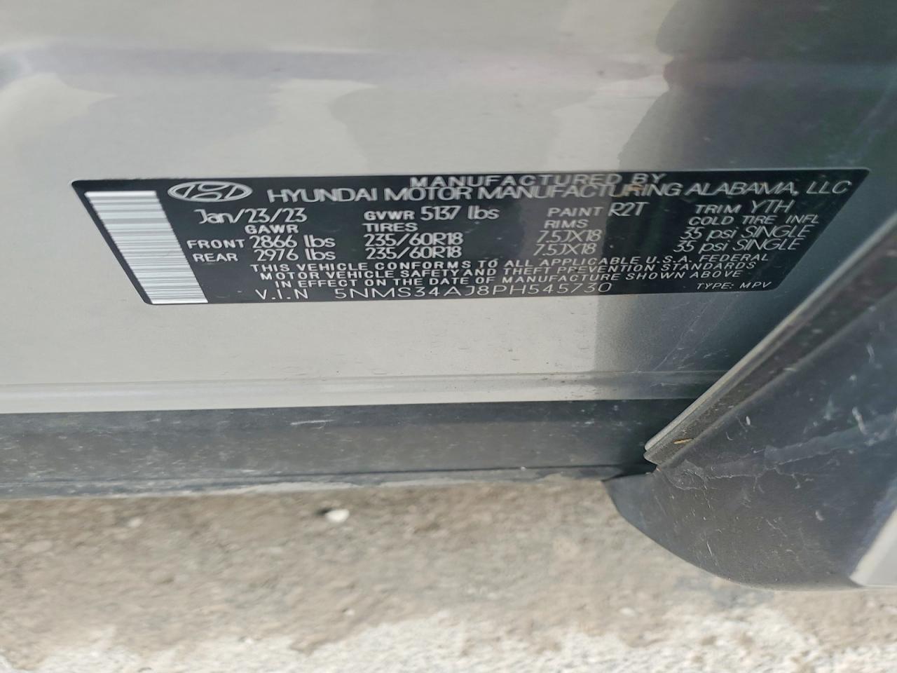 2023 HYUNDAI SANTA FE photo 25