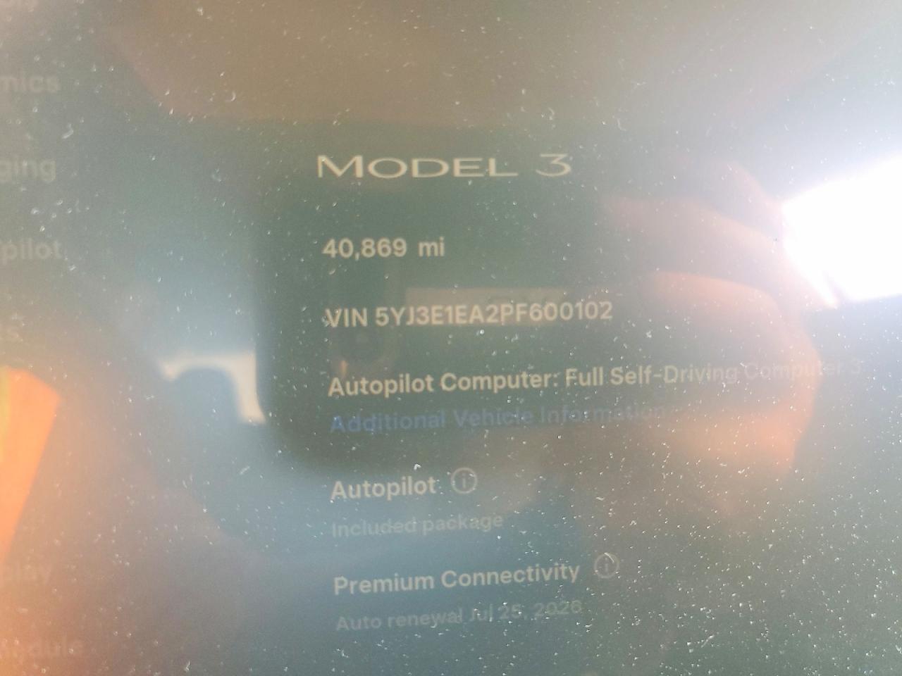 2023 TESLA MODEL 3 photo 9