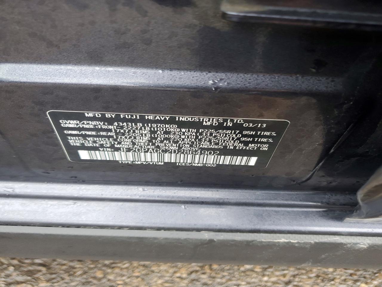 2013 SUBARU XV CROSSTREK 2.0 LIMITED photo 49
