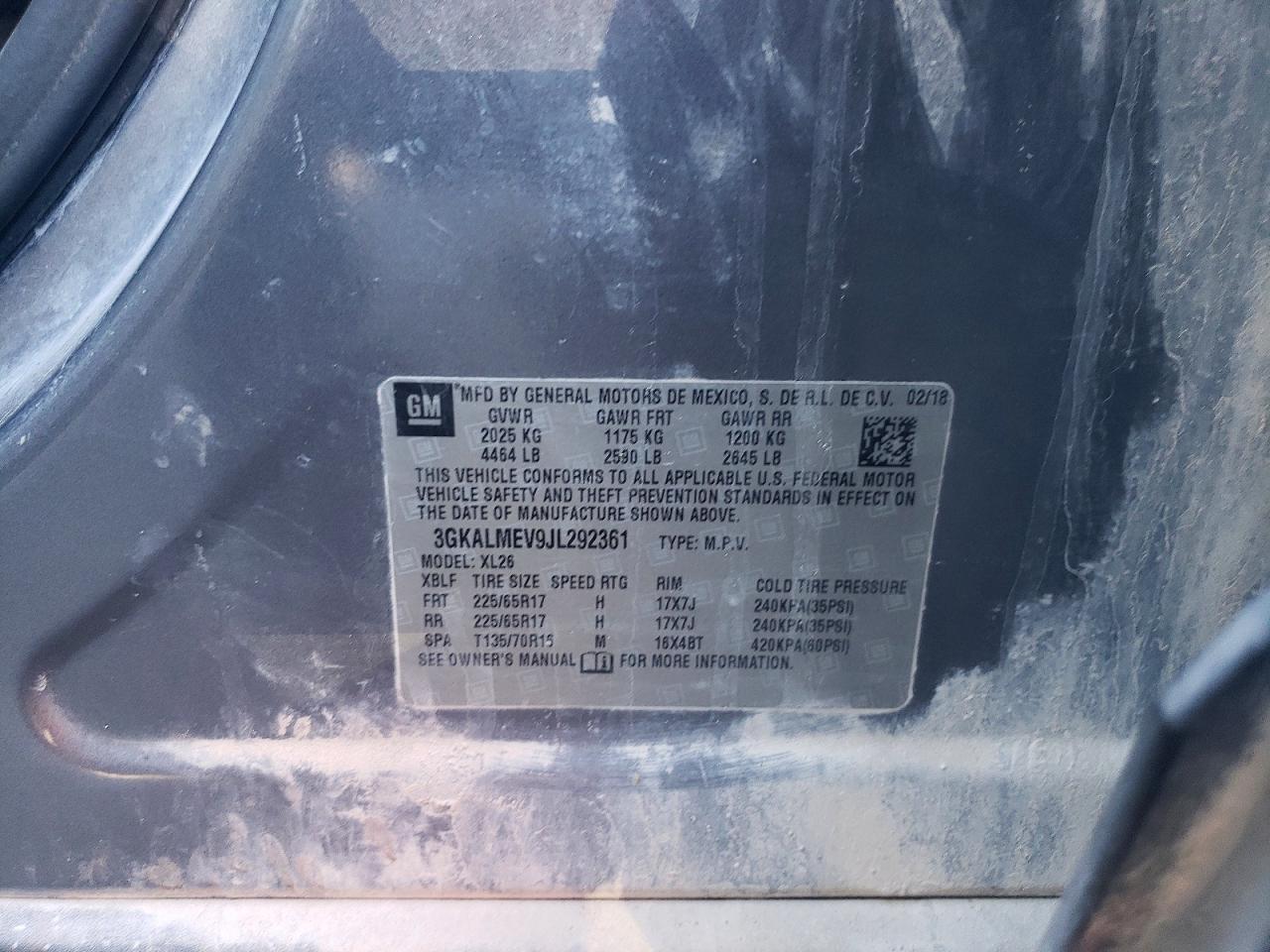 2018 GMC TERRAIN SLE photo 25
