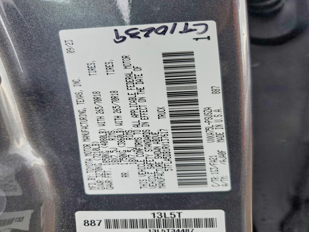 2024 TOYOTA TUNDRA SR5 photo 12