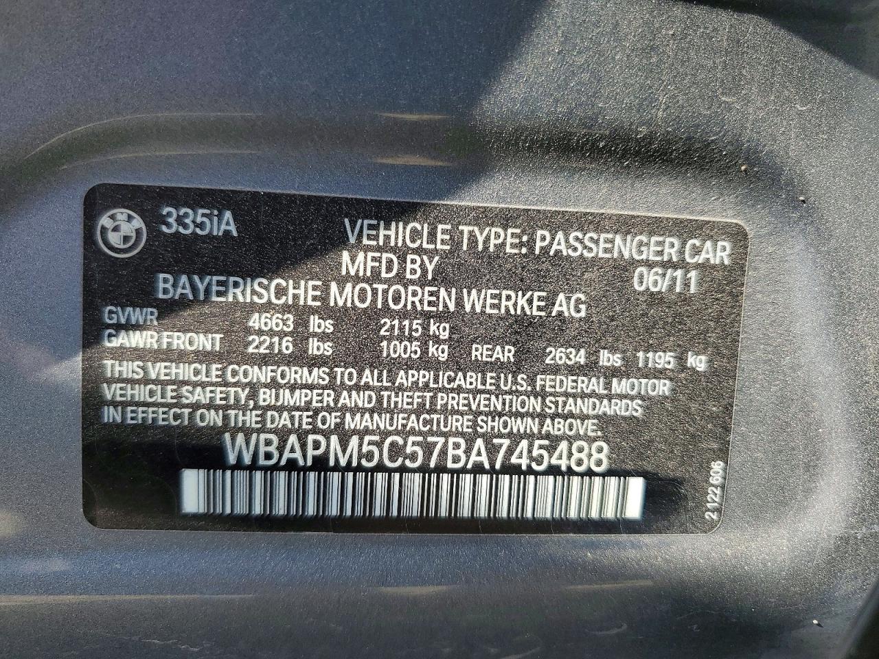 2011 BMW 335 I photo 23