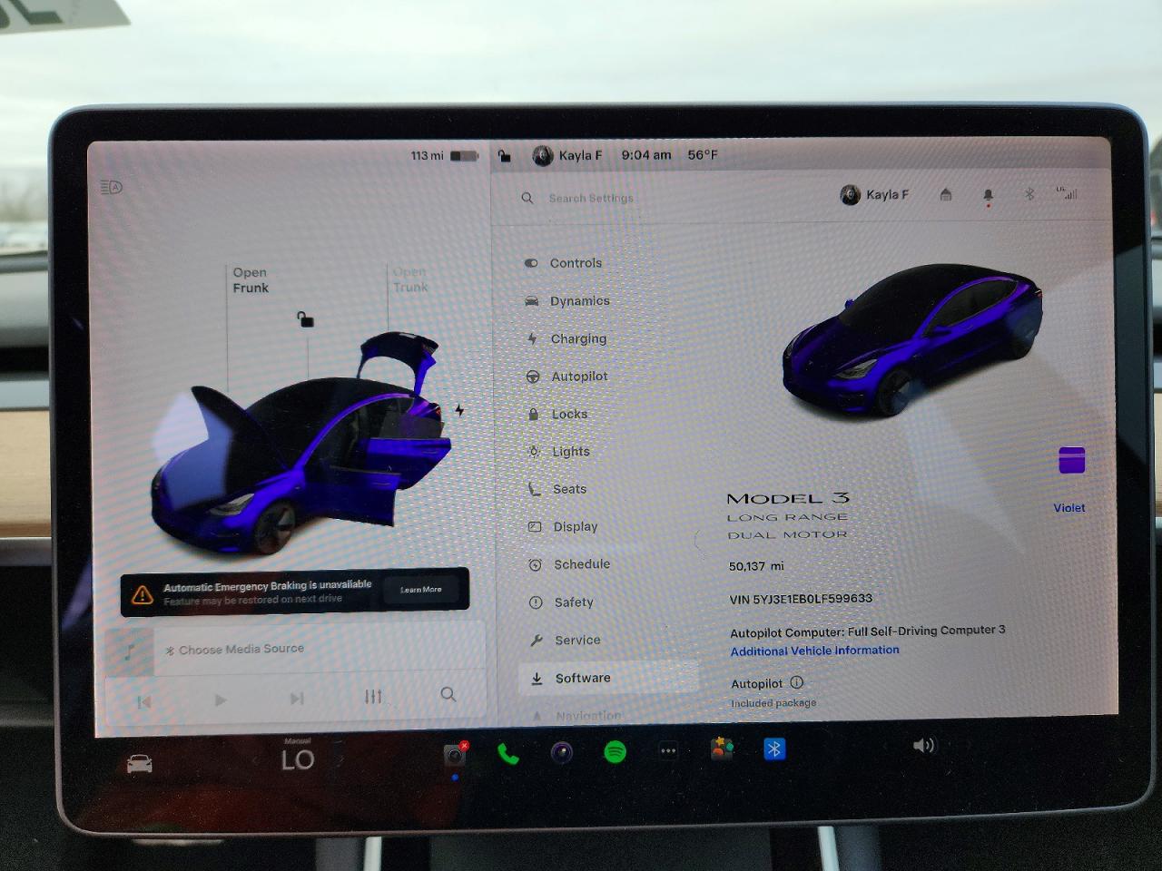 2020 TESLA MODEL 3 photo 17