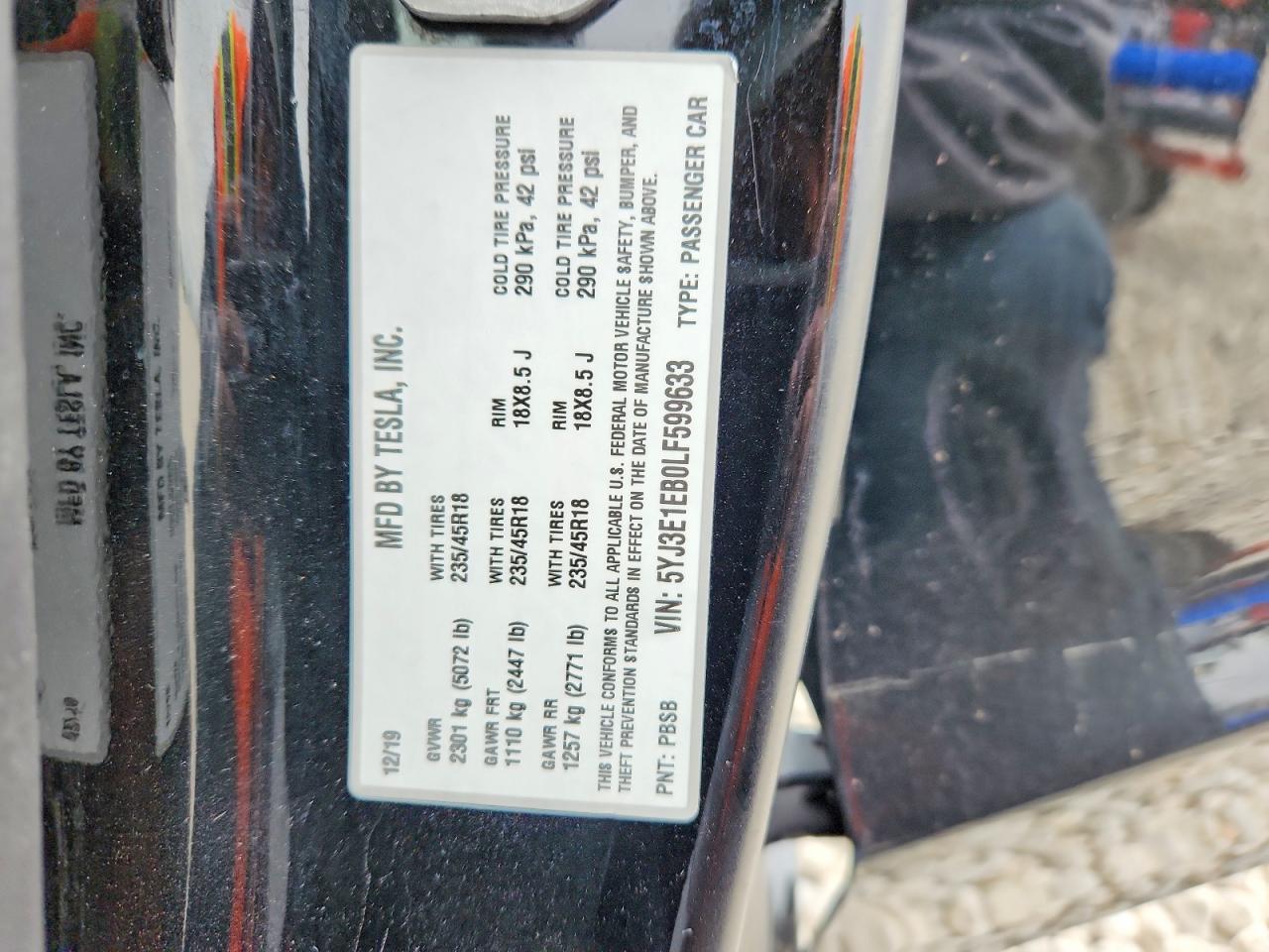 2020 TESLA MODEL 3 photo 23