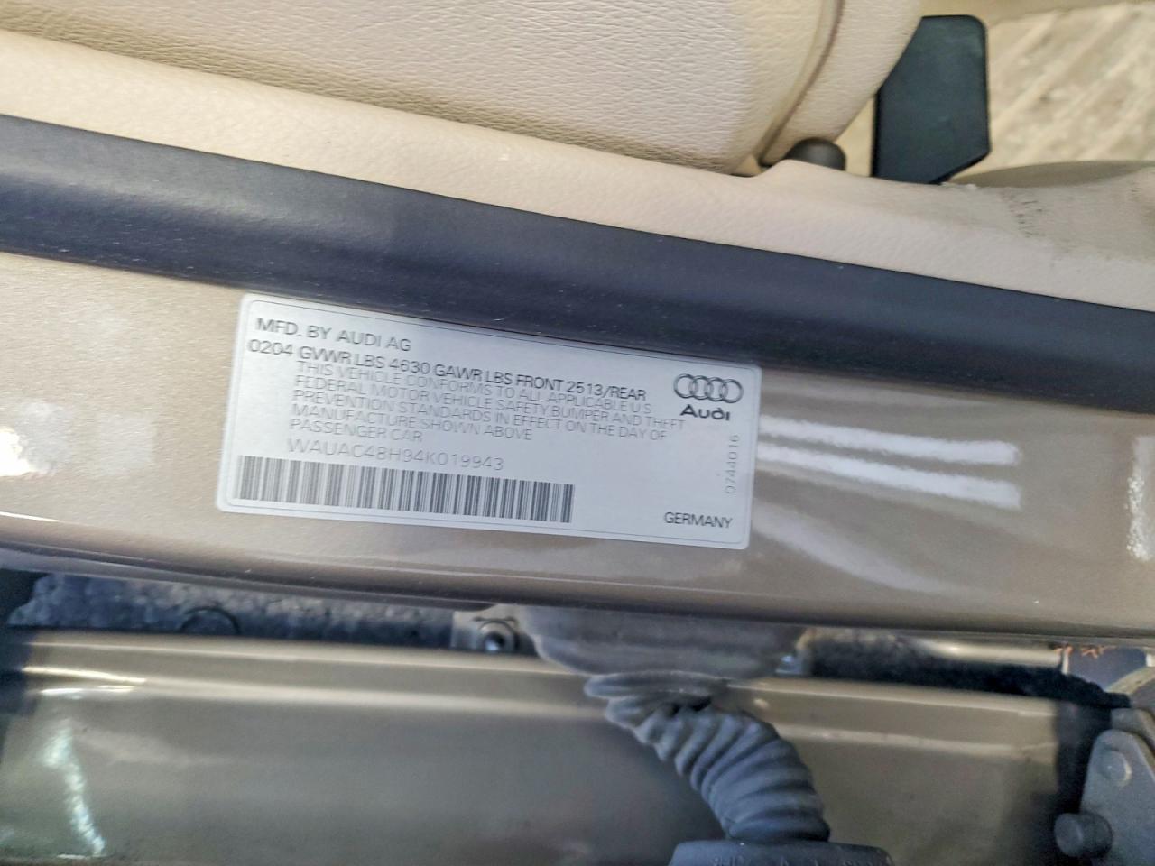 2004 AUDI A4 1.8 CABRIOLET photo 23