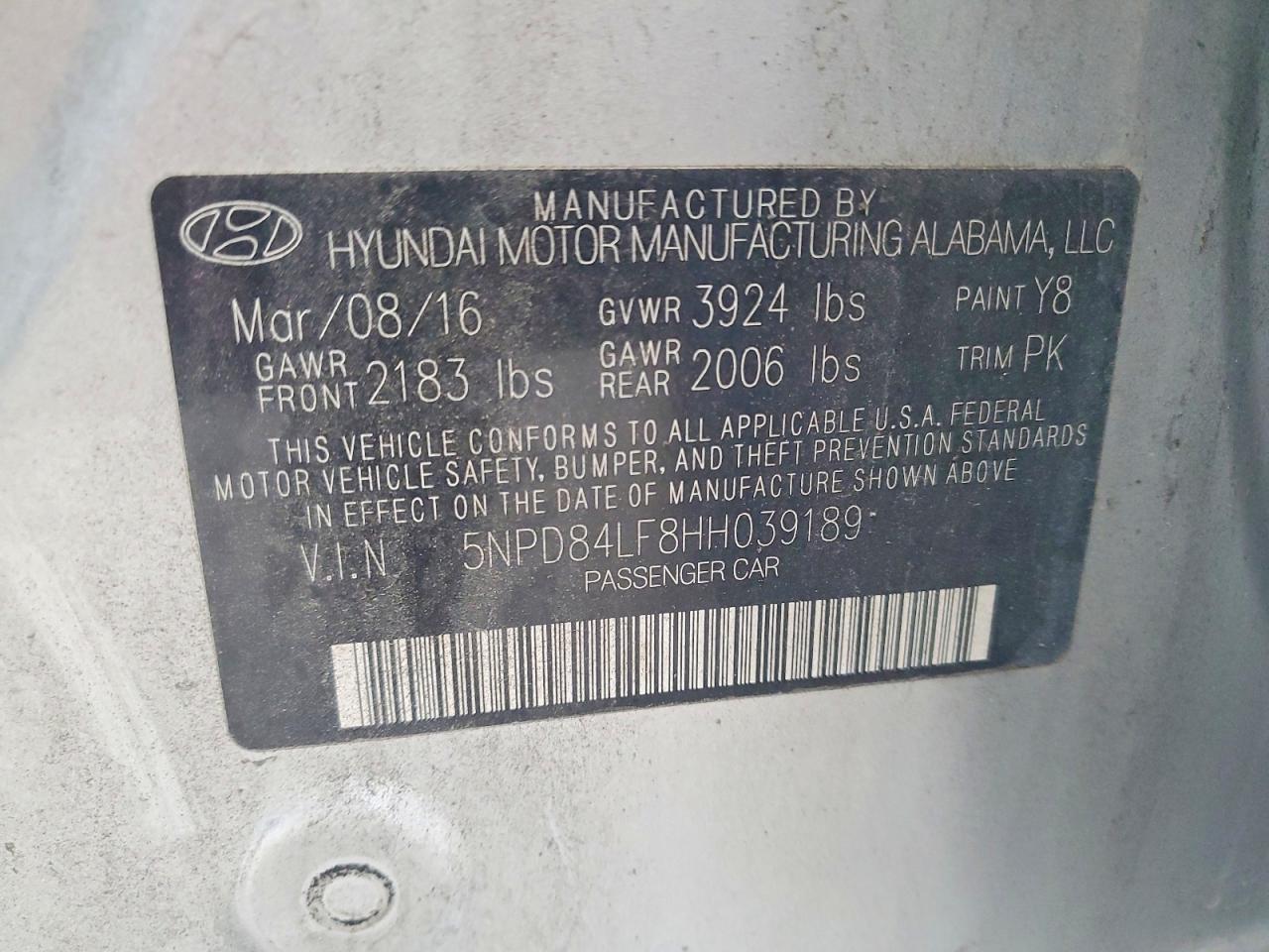 2017 HYUNDAI ELANTRA SE photo 13
