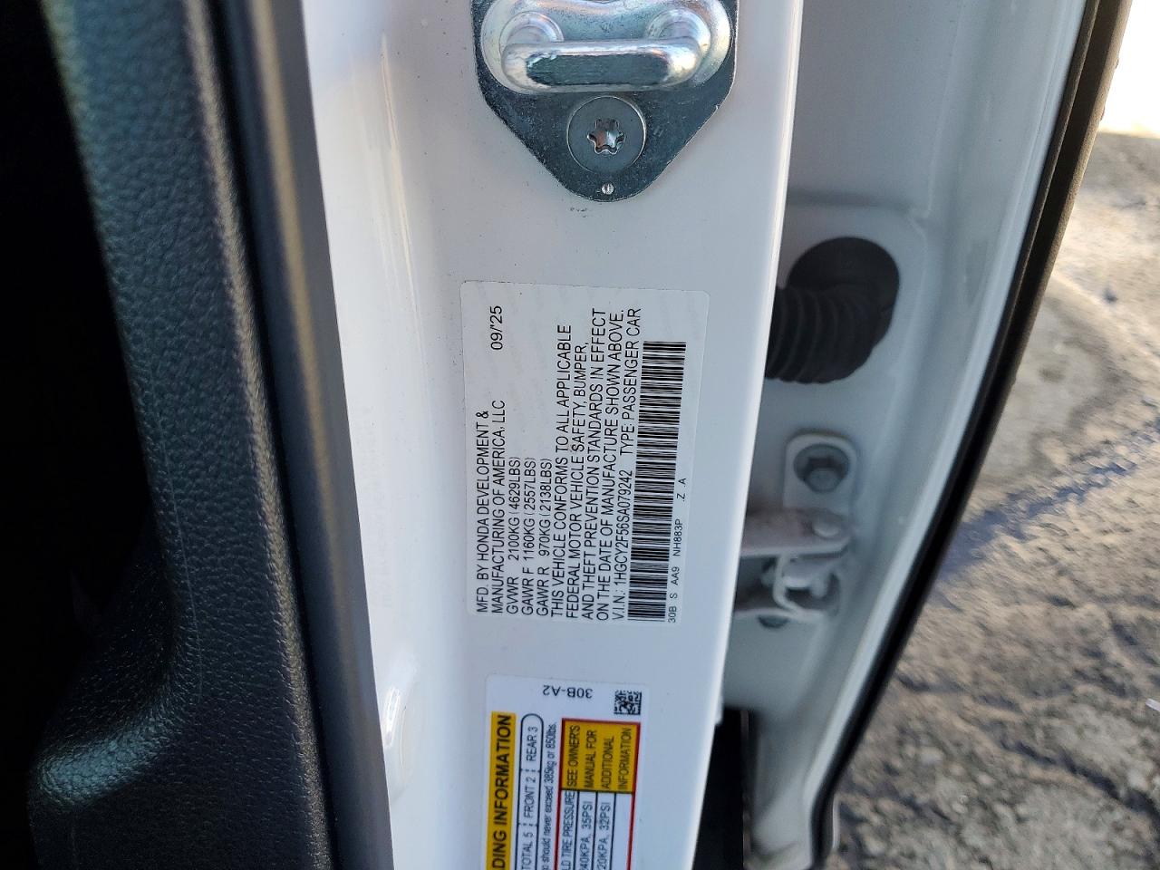 2025 HONDA ACCORD HYBRID SPORT photo 34