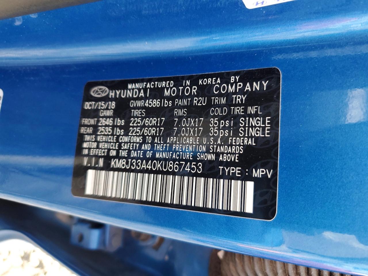 2019 HYUNDAI TUCSON VALUE photo 14