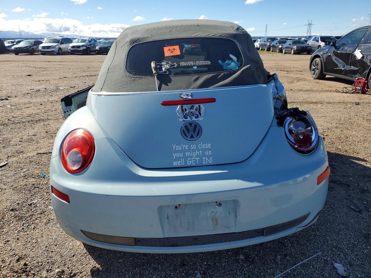 2006 VOLKSWAGEN NEW BEETLE CONVERTIBLE OPTION PACKAGE 1 photo 6