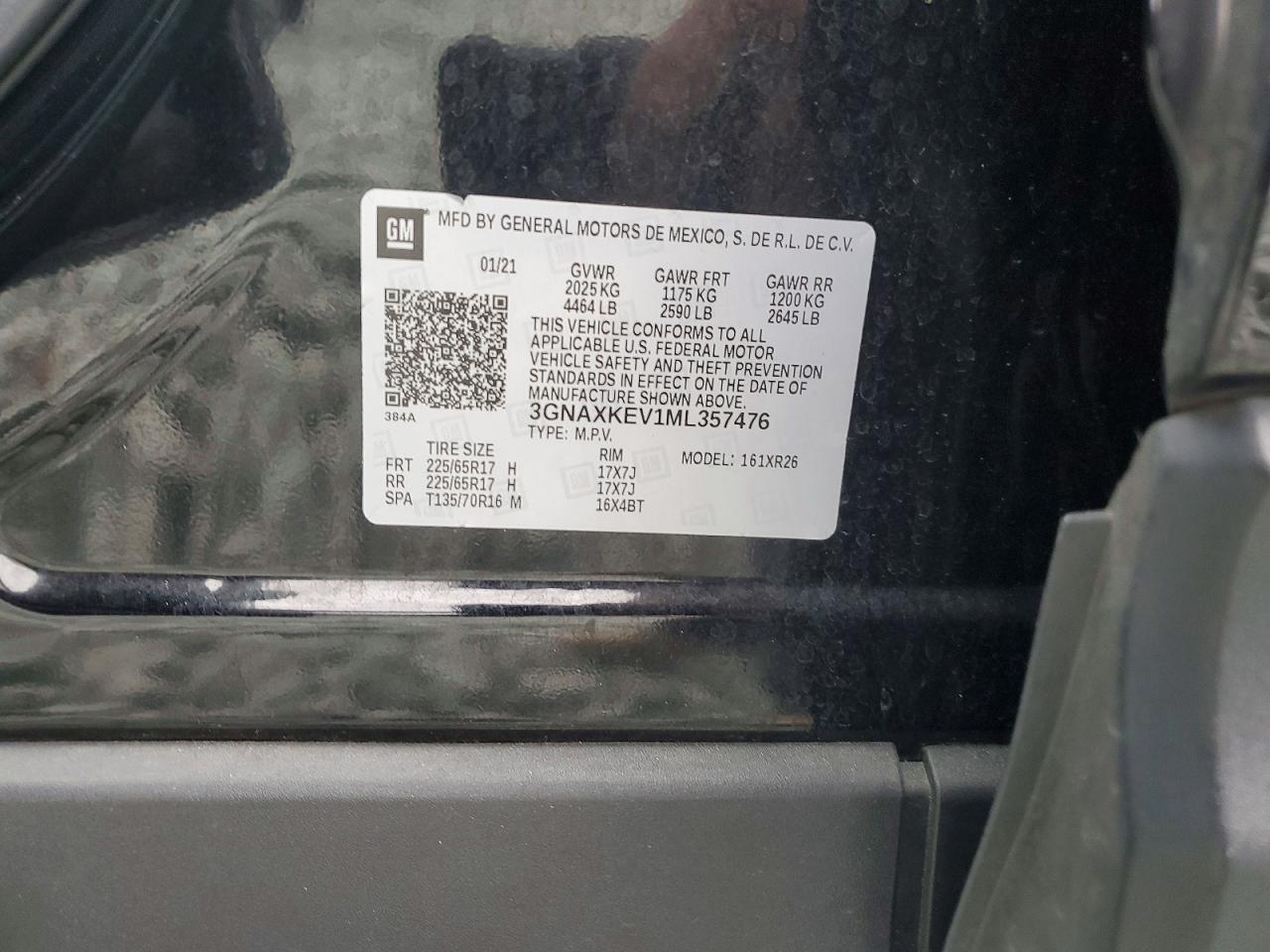 2021 CHEVROLET EQUINOX LT photo 25