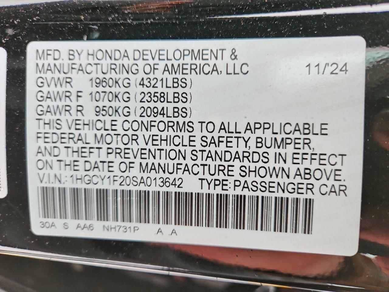 2025 HONDA ACCORD LX photo 25