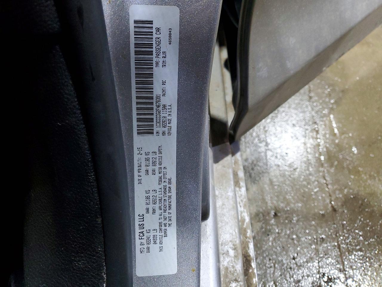 2015 CHRYSLER 200 S photo 34