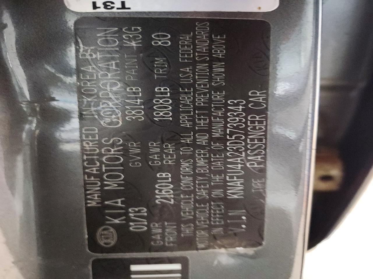 2013 KIA FORTE EX photo 34