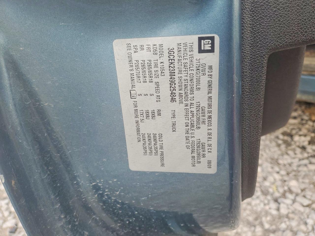 2009 CHEVROLET SILVERADO K1500 LT photo 12