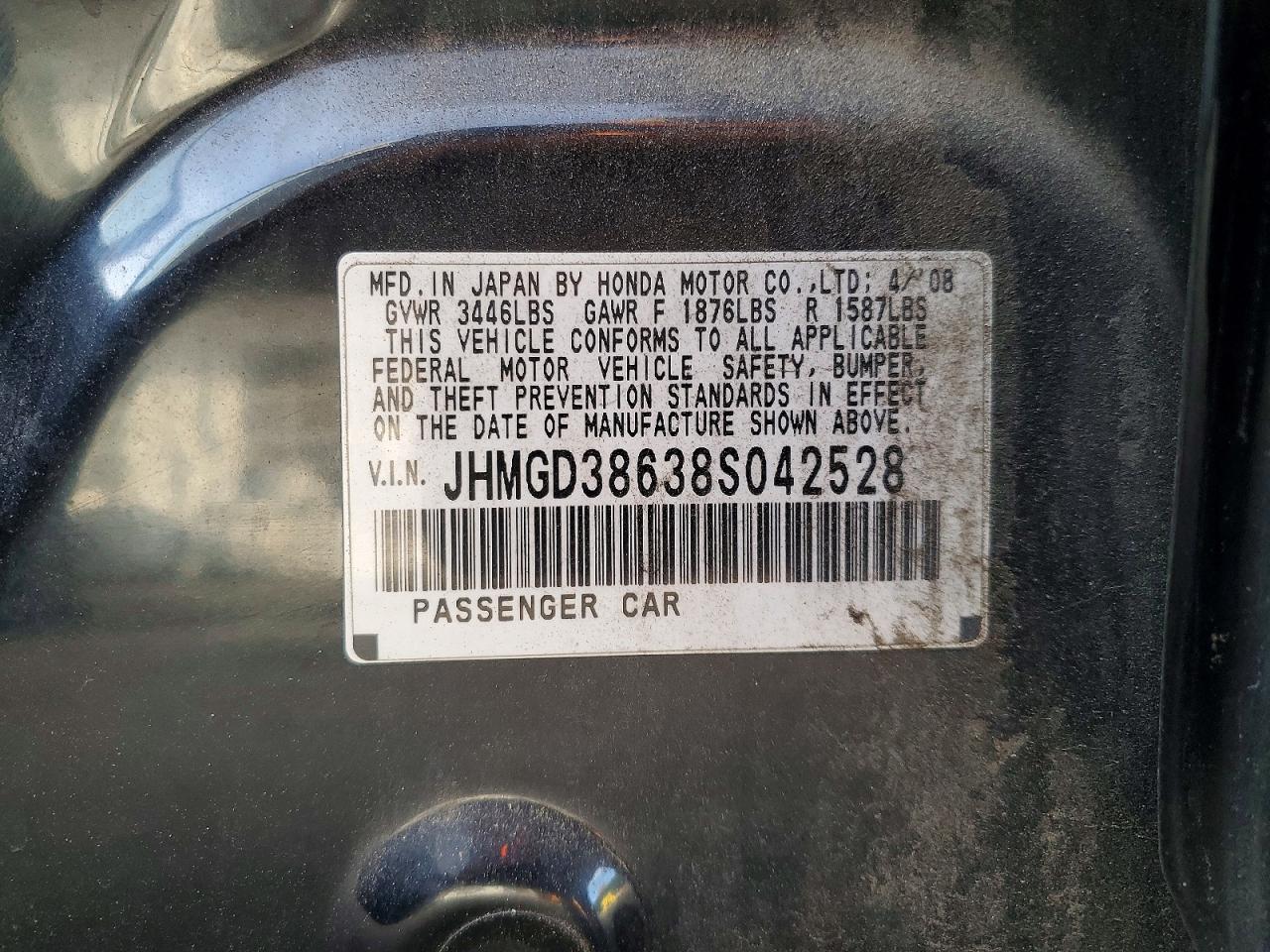 2008 HONDA FIT SPORT photo 34