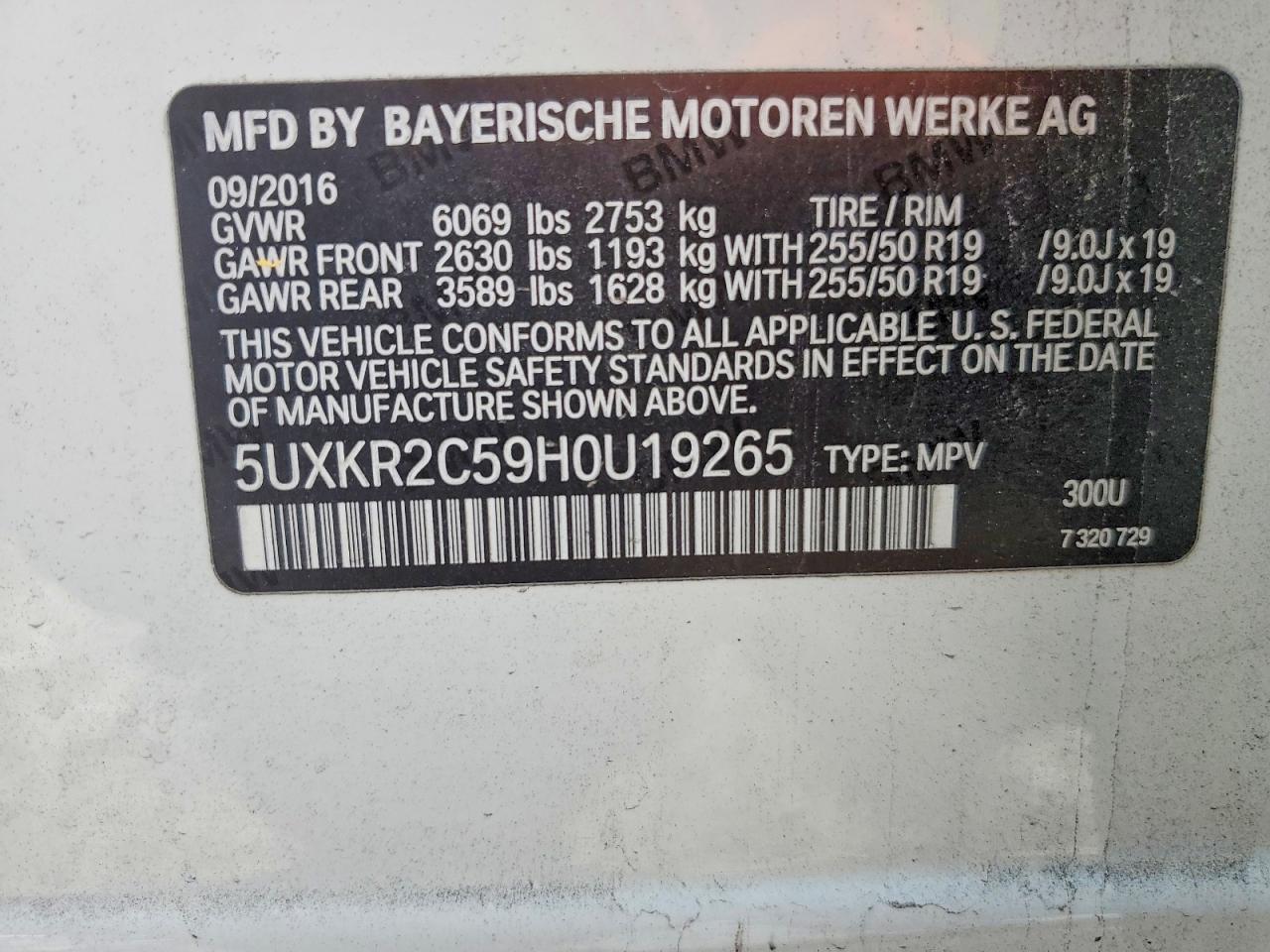 2017 BMW X5 SDRIVE35I photo 37